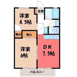 パナハイツ上野の物件間取画像